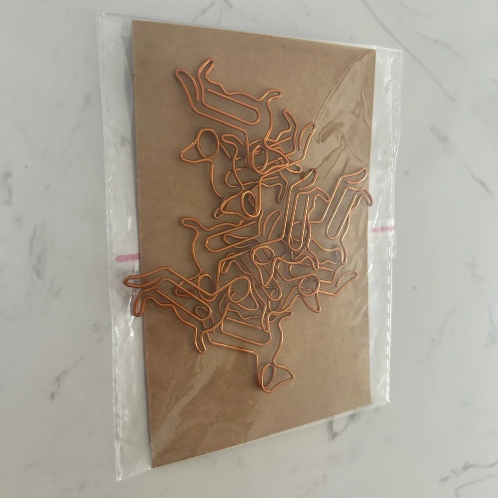 Set of 10 Dachshund Dog Paper Clips – Dog Shaped Bookmark & Office Supply (New)